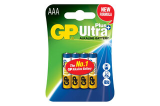 Батарейки GP 24AUP LR03 Ultra Plus Alkaline C4 4шт.