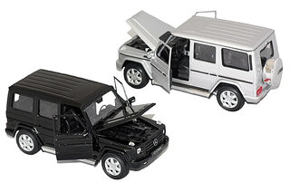 Машина металева 24012W "WELLY"1:24 MERCEDES-BENZ G-CLASS, 2 кольори, в коробці 23*11*10 см