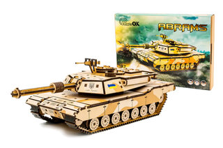 Дерев'яний 3D конструктор "ABRAMS" 187 дет., Puz-26917 р. 28*11*10 см PuzzleOk