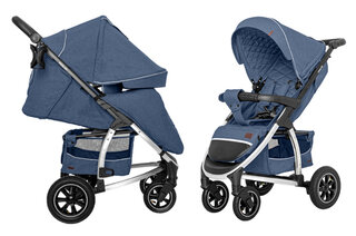 Коляска прогулянкова CARRELLO Vista CRL-5511 Denim Blue льон L