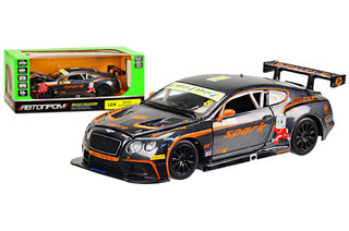 Машина металева АВТОПРОМ 68267A 1:24 "Bentley Continental GT3 Concept", на батарейки, світло, звук, відкриваються двері, капот,багажник, коробка 24,5*12*10 см