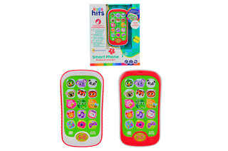 Телефон музичний Kids Hits, KH03/004  "Яскравий зоопарк",батар у комплекті.,2 кольори мікс,  короб. 23*3,5*18.5 см