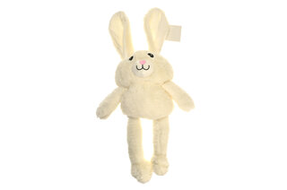 М'яка іграшка K16702 заєць, кролик 50 см тягнуться вуха-лапи мікс кольорів