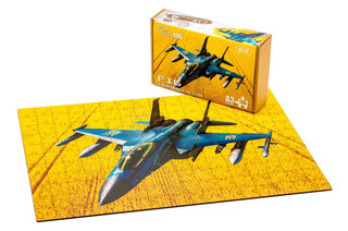 Фігурний дерев'яний пазл "F16" А3 Puz-02023 PuzzleOK