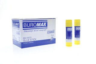 Клей-олiвець BUROMAX 15г BM.4903 24 шт. (продається упаковкою)