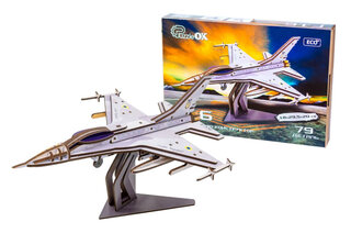 Дерев'яний 3D конструктор F16 79 дет. Puz-26913 р. 33*16 см. PuzzleOK