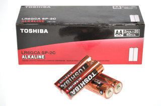 Батарейки TOSHIBA Economy Alkaline LR06/R6 шрінка 2шт.