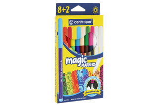 ФЛОМАСТЕРИ Centropen 8+2 кольорів Magic 2549